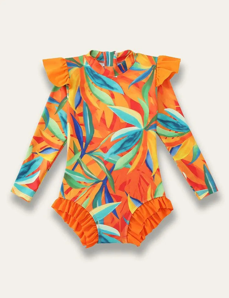 Multicolor Printed One-piece Swimsuit - Mini Taylor