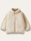 Winter Solid Color Plush Coat - Mini Taylor