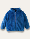 Winter Solid Color Plush Coat - Mini Taylor